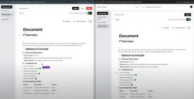 Screenshot of the project Real-Time Collaborative Editor